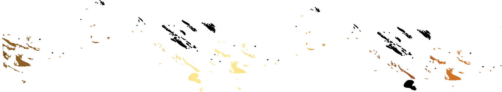 éclats dorés